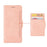 For HMD Skyline Leather Case Phone Wallet Cover with Multiple Card Slots - Pink - 6