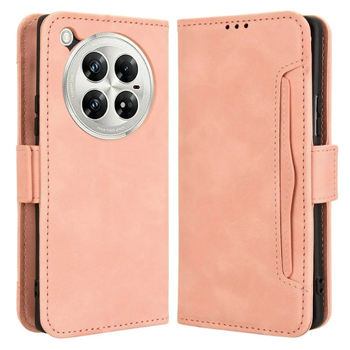 For Infinix Zero 40 5G X6861 Leather Case Phone Wallet Cover with Multiple Card Slots - Pink - 1