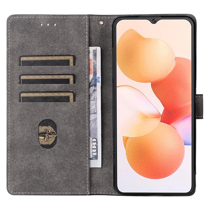 For Cubot A10 Wallet Case RFID Blocking PU Leather Cover Stand View - Black - 2