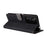 For Cubot A10 Wallet Case RFID Blocking PU Leather Cover Stand View - Black - 4