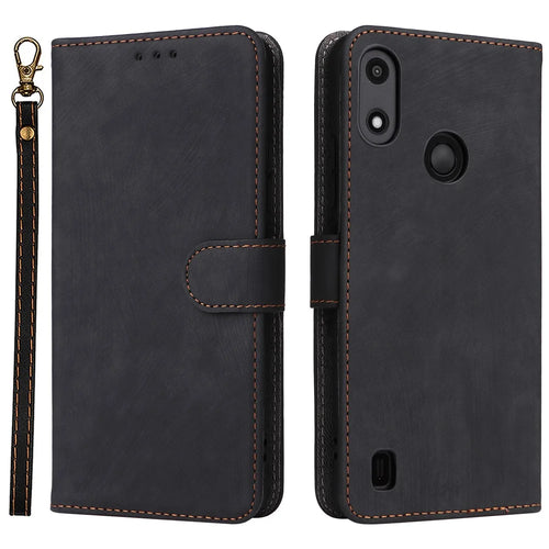 For Gabb Phone 4 Wallet Case RFID Blocking PU Leather Cover Stand View - Black - 1