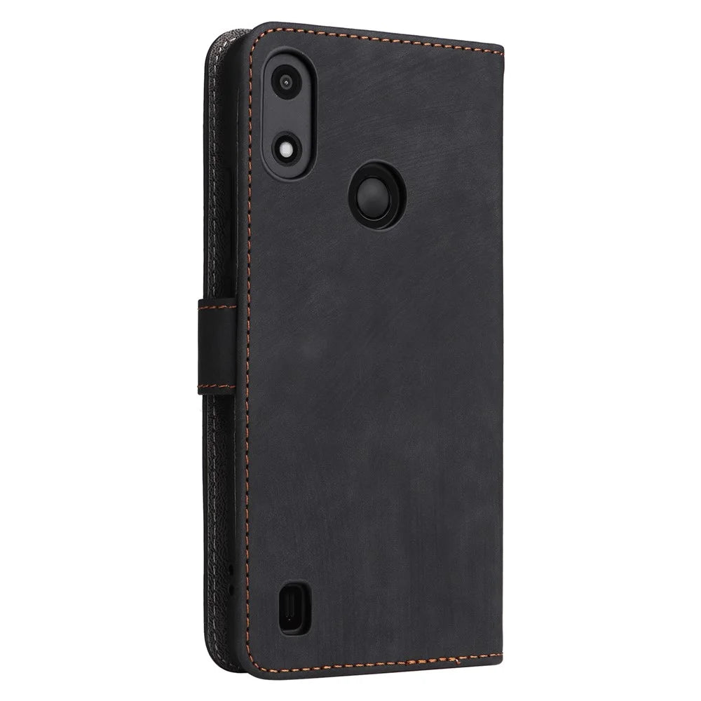 For Gabb Phone 4 Wallet Case RFID Blocking PU Leather Cover Stand View - Black - 7