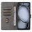 For itel A80 4G A671LC Wallet Case RFID Blocking PU Leather Cover Stand View - Black - 2