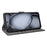 For itel A80 4G A671LC Wallet Case RFID Blocking PU Leather Cover Stand View - Black - 3