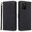 For HMD Skyline Wallet Case RFID Blocking PU Leather Cover Stand View - Black - 1