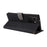 For HMD Skyline Wallet Case RFID Blocking PU Leather Cover Stand View - Black - 4