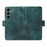 For Samsung Galaxy S25 Case PU Leather Phone Cover Rhombus Starry Imprinted - Green - 4