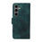 For Samsung Galaxy S25 Case PU Leather Phone Cover Rhombus Starry Imprinted - Green - 6