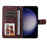 For Samsung Galaxy S25 Case Wallet PU Leather Folio Flip Phone Cover - Brown - 2