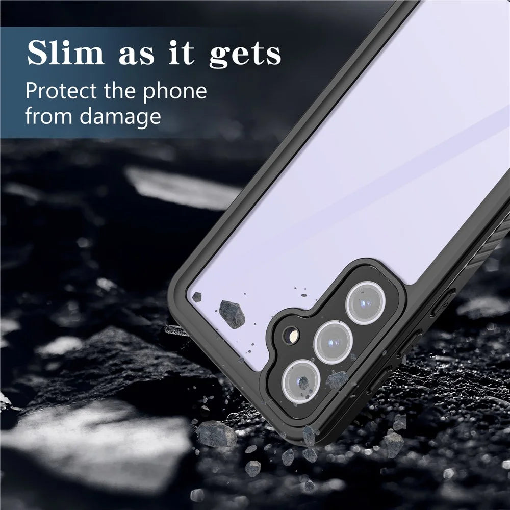 REDPEPPER FS Series For Samsung Galaxy S24 FE Case IP68 Waterproof Clear Back Panel Phone Cover - 6