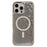 For iPhone 16 Pro Max Case Compatible with MagSafe Glitter Quicksand TPU+PC Phone Cover - Silver - 1