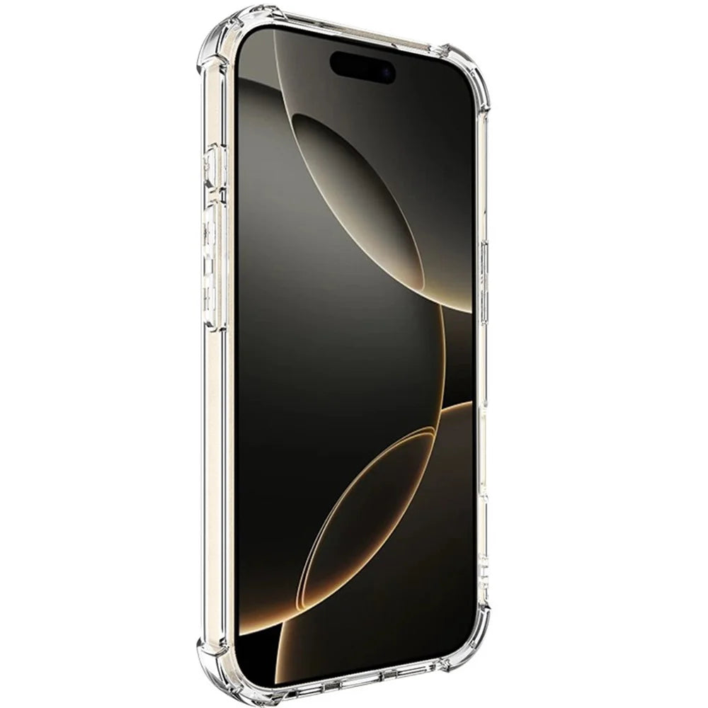 IMAK For iPhone 16 Pro Clear Case Compatible with MagSafe Shockproof PC+TPU Phone Cover - 2
