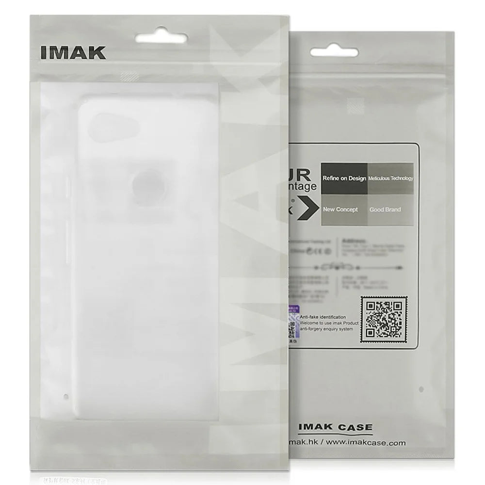 IMAK UX-4 Series for Samsung Galaxy S22 5G Case Straight Frame Four Corner Shockproof Clear TPU Cover - 5