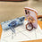 For iPhone 16 Pro Max Case Electroplating Gyro Design Kickstand Soft TPU Phone Cover - Ivory White - 4