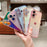 For iPhone 16 Case Dazzling Design Electroplating Heart Pattern TPU Phone Cover - White - 7