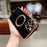 For iPhone 16 Pro Case Compatible with MagSafe Electroplating TPU Phone Cover - Black - 3