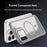 For iPhone 16 Pro Max Compatible with MagSafe Lens Cover Kickstand Matte Back Cover - Grey - 5