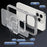 For iPhone 16 Pro Max Compatible with MagSafe Lens Cover Kickstand Matte Back Cover - Grey - 6