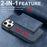 For iPhone 16 Pro Magnetic Case Leather Back Phone Cover with Detachable Card Bag - Sapphire - 6