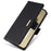 For OnePlus Ace 3 5G  /  12R 5G Leather Wallet Case RFID Blocking Stand Cover with Hand Strap - Black - 4