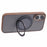 JAUCASE For iPhone 16 Case Rotary Kickstand PC+TPU Phone Cover Compatible with MagSafe - Gold - 4