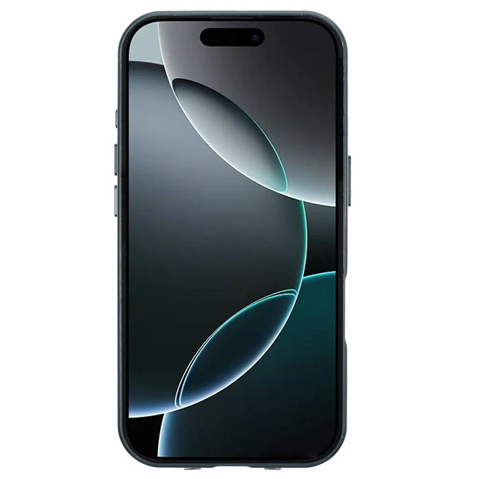 For iPhone 16 Pro Case Double Sides Tempered Glass Phone Cover Compatible with MagSafe Full Protector - Green - 3