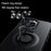 For iPhone 16 Pro Max Case Compatible with MagSafe Kickstand Carbon Fiber Texture PC+TPU Phone Cover with Silicone Ring - Black - 5