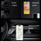 For iPhone 16 Pro Max Case Compatible with MagSafe Kickstand Translucent PC+TPU Phone Cover with Silicone Ring - Black - 5