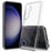 For Samsung Galaxy S25+ Clear Phone Case TPU+Acrylic Shockproof Phone Back Cover - 1