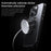 For iPhone 15 Pro Case Compatible with MagSafe Kickstand Translucent PC+TPU Phone Cover with Silicone Ring - Black - 3