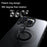 For iPhone 15 Pro Case Compatible with MagSafe Kickstand Translucent PC+TPU Phone Cover with Silicone Ring - Black - 6
