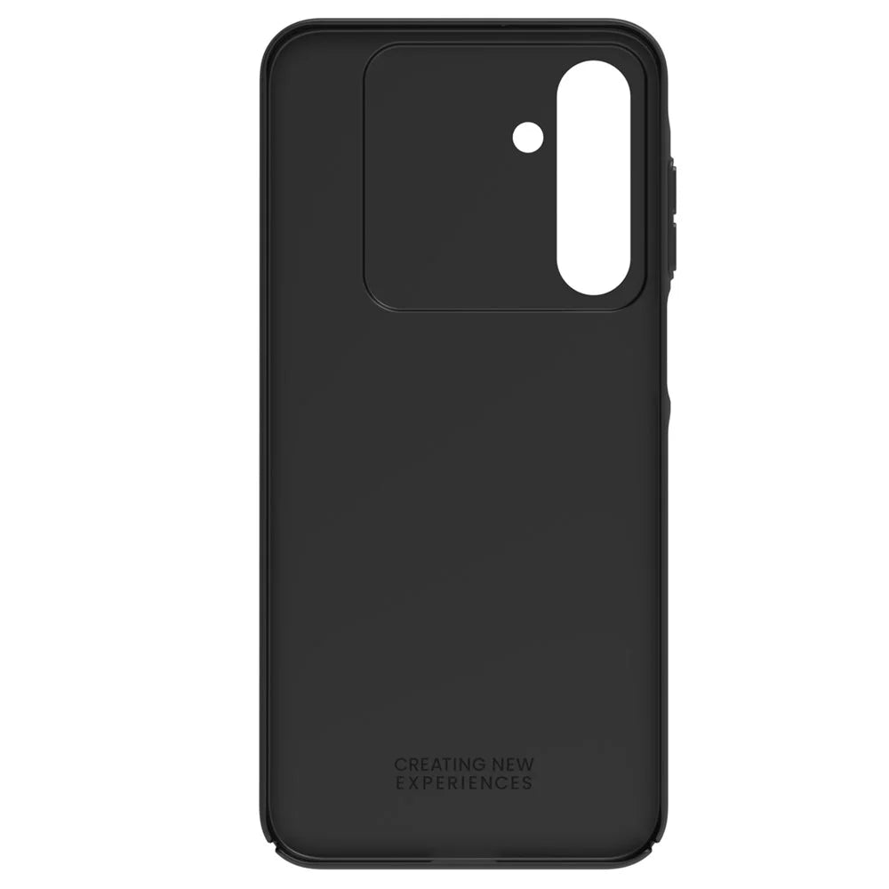 NILLKIN Camshield for Samsung Galaxy A16 5G Case Hard PC Twill Texture Phone Cover with Slide Camera Lid - Black - 5