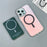 For iPhone 16 Pro Case Compatible with MagSafe Aurora Design TPU+PC Phone Cover - Black - 6