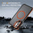 For Samsung Galaxy A16 5G Case with Lens Kickstand Matte Back Cover Magnetic Case - Orange - 7