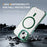 For iPhone 14 / 13 Clear Phone Case with Lens Kickstand Cover Compatible with MagSafe - Green - 6