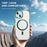 For iPhone 14 / 13 Clear Phone Case with Lens Kickstand Cover Compatible with MagSafe - Green - 7