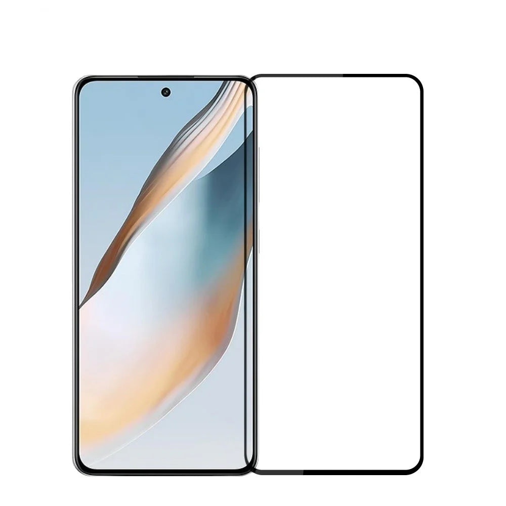 PINWUYO For Oppo K12  JK Series-2 High Aluminium-Silicon Glass Film 9H Full Screen Protector - Black - 1