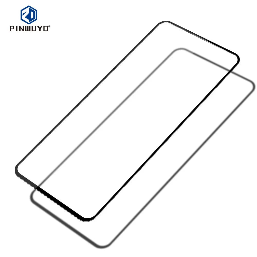 PINWUYO For Realme P1 5G  JK Series-2 High Aluminium-Silicon Glass Film 9H Full Screen Protector - Black - 2