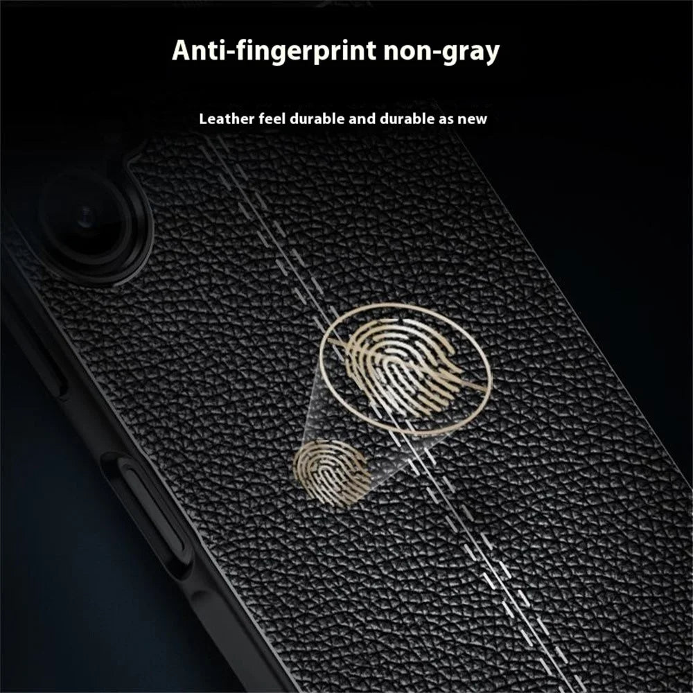 For Samsung Galaxy A06 4G / A06 5G Case Litchi Texture TPU Flexible Phone Cover, Black - 2