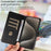 For iPhone 13 Pro Max Leather Case Litchi Texture RFID Blocking Wallet Stand Phone Cover - Black - 5