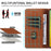 For iPhone 15 Plus Leather Case Litchi Texture RFID Blocking Wallet Stand Phone Cover - Brown - 6