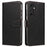 For Samsung Galaxy S24+ Leather Case Litchi Texture RFID Blocking Wallet Stand Phone Cover - Black - 1