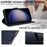For Samsung Galaxy S23+ Leather Case Litchi Texture RFID Blocking Wallet Stand Phone Cover - Blue - 7