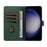 For Samsung Galaxy A55 5G Leather Case Litchi Texture RFID Blocking Wallet Stand Phone Cover - Green - 2