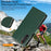 For Samsung Galaxy A55 5G Leather Case Litchi Texture RFID Blocking Wallet Stand Phone Cover - Green - 4