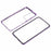 For Samsung Galaxy S25+ Full Body Case Magnetic Tempered Glass Double-Sided Phone Case - Purple - 3