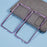 For Samsung Galaxy S25+ Full Body Case Magnetic Tempered Glass Double-Sided Phone Case - Purple - 5