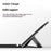 For Huawei Mate XT Ultimate Bluetooth-compatible Keyboard + Mouse + Leather Case + Stylus Phone Accessories Kit - Black - 6