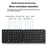 For Huawei Mate XT Ultimate Bluetooth-compatible Keyboard + Mouse + Leather Case + Stylus Phone Accessories Kit - Black - 7