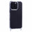 For iPhone 16 Pro Case PC+TPU 1.5mm Clear Phone Cover with Lanyard Holes - 1
